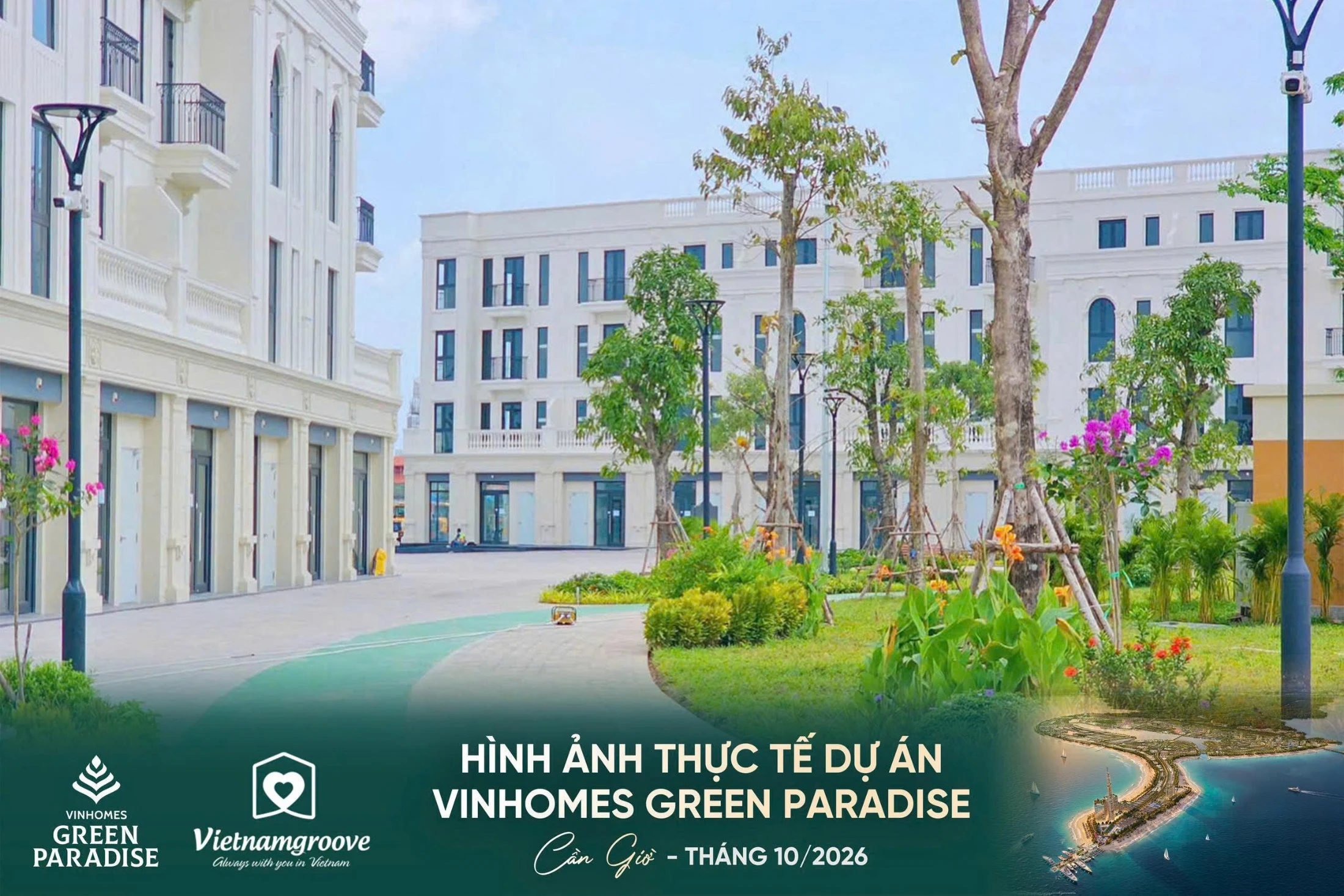🌊 VINHOMES GREEN PARADISE – DIỆN MẠO SIÊU ĐÔ THỊ BIỂN CUỐI THÁNG 10/2026! 🚀