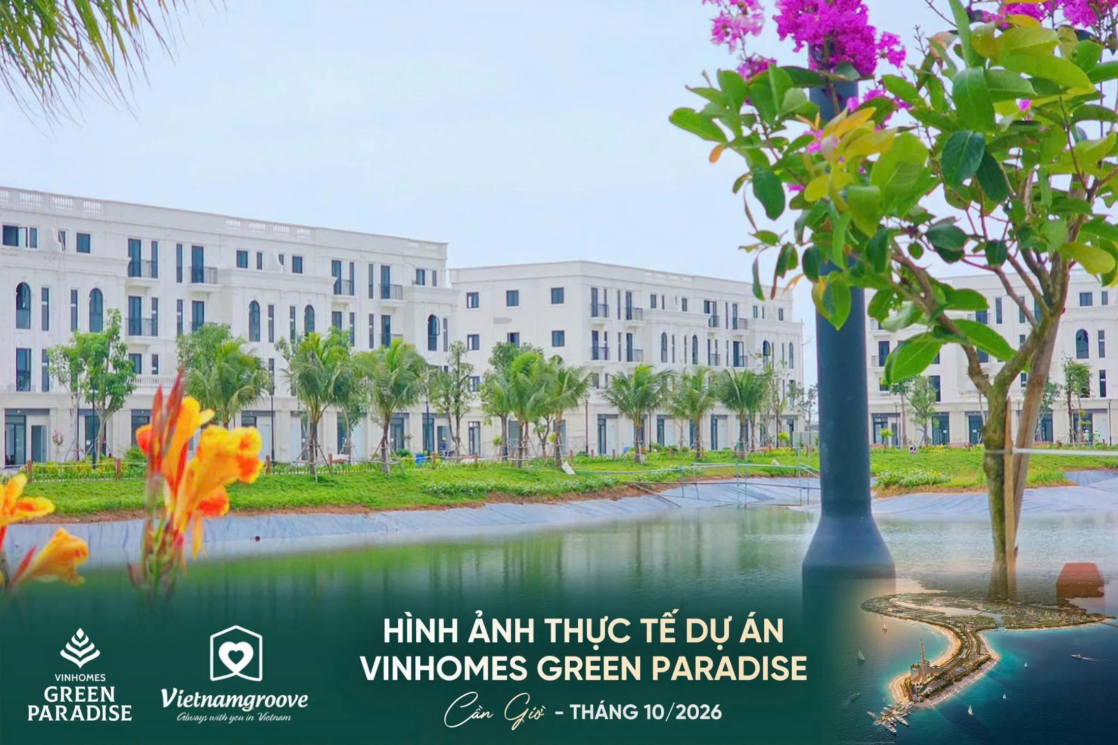 🌊 VINHOMES GREEN PARADISE – DIỆN MẠO SIÊU ĐÔ THỊ BIỂN CUỐI THÁNG 10/2026! 🚀