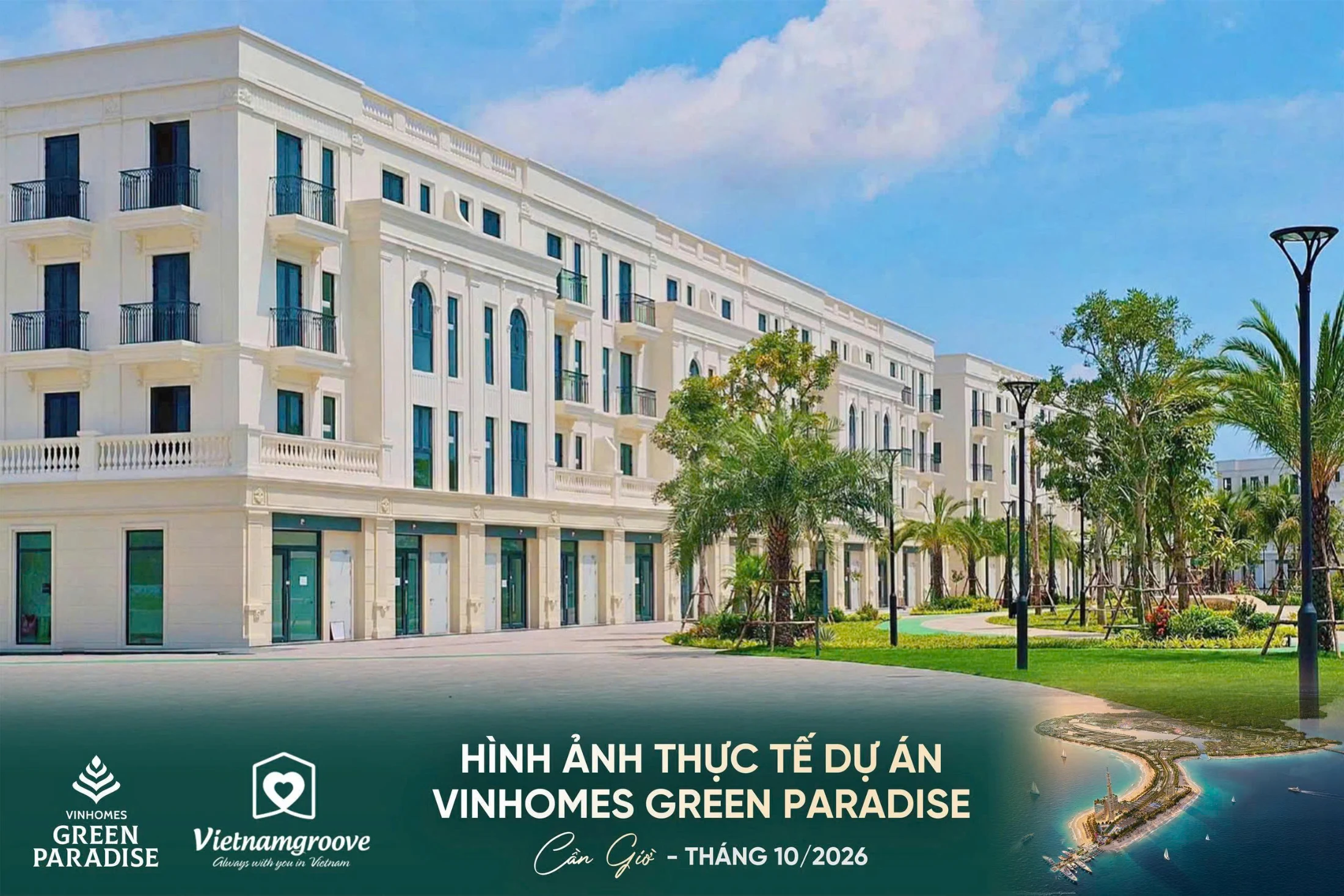 🌊 VINHOMES GREEN PARADISE – DIỆN MẠO SIÊU ĐÔ THỊ BIỂN CUỐI THÁNG 10/2026! 🚀