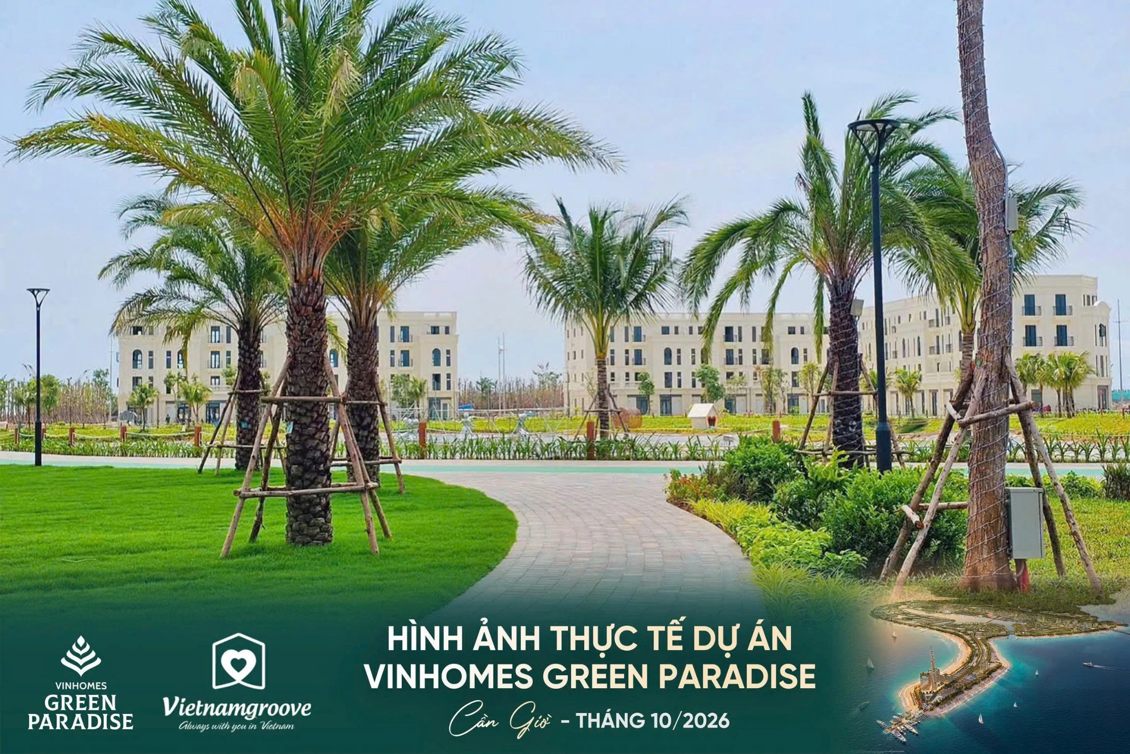 🌊 VINHOMES GREEN PARADISE – DIỆN MẠO SIÊU ĐÔ THỊ BIỂN CUỐI THÁNG 10/2026! 🚀