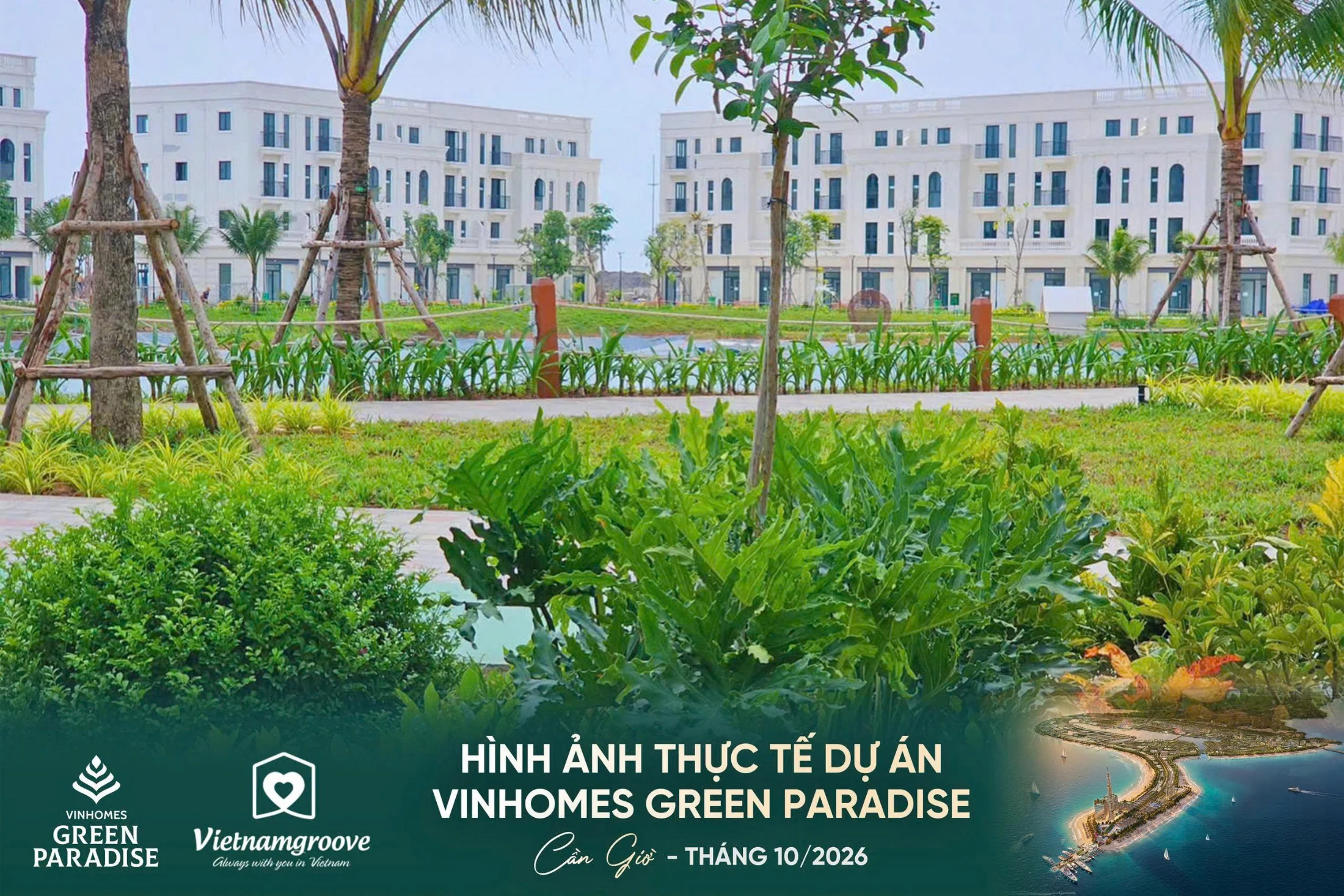 🌊 VINHOMES GREEN PARADISE – DIỆN MẠO SIÊU ĐÔ THỊ BIỂN CUỐI THÁNG 10/2026! 🚀